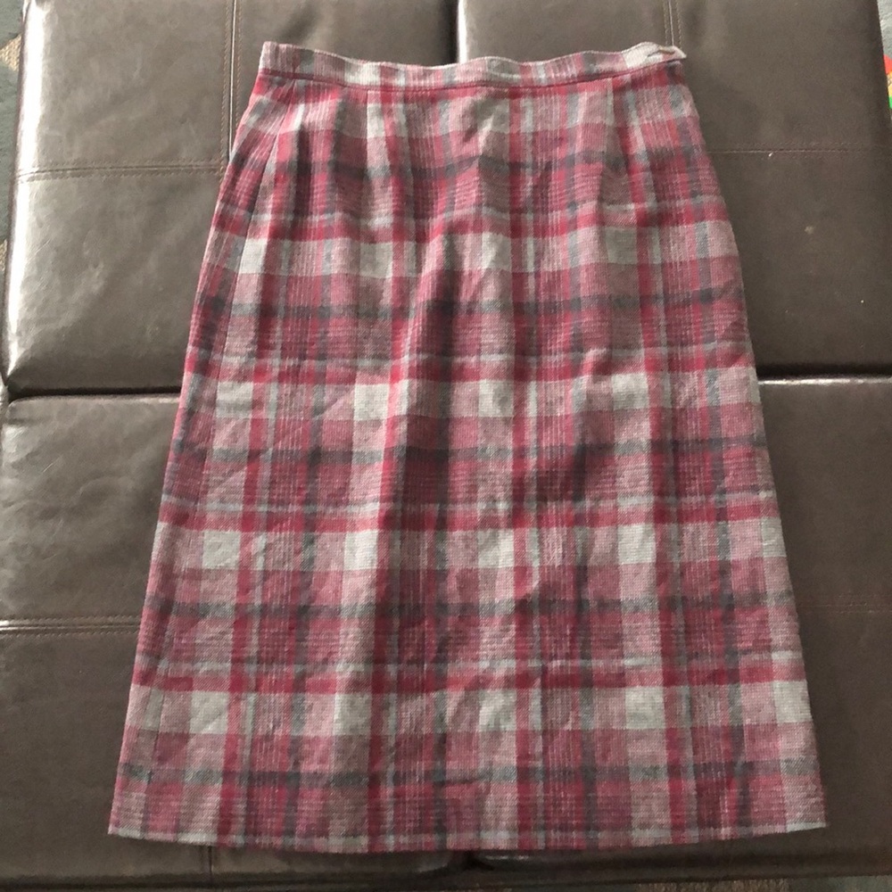 Vtg Pendleton Wool Skirt